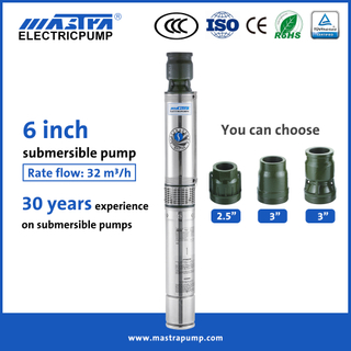 Lista de precios de la bomba de agua sumergible de Mastra de 6 pulgadas R150-ES Solar Water Bump Price