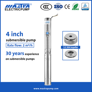 Mastra, bomba sumergible de acero inoxidable de 4 pulgadas, fábricas, bomba de fuente sumergible pequeña 4SP