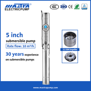 Fabricantes de bombas de pozo profundo sumergibles de acero inoxidable Mastra 5SP 380V bomba de agua sumergible